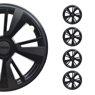OMAC® - 14" Black and Dark Gray Wheel Covers