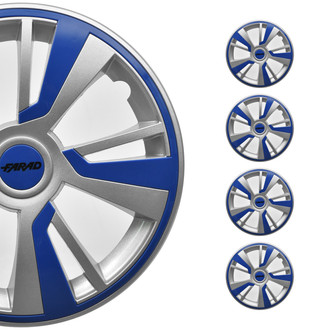 OMAC® - 15" Gray with Dark Blue Insert Wheel Covers
