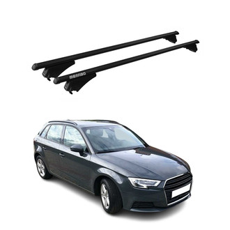 OMAC® - Black Flush-Mounted Roof Rails Cross Bars