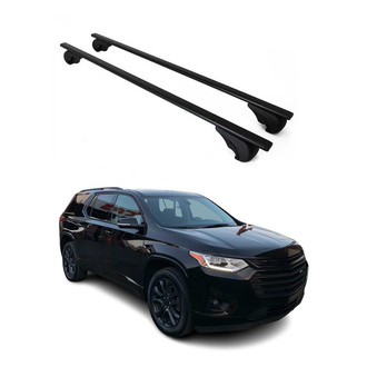 OMAC® - Black Raised Roof Rails Cross Bars