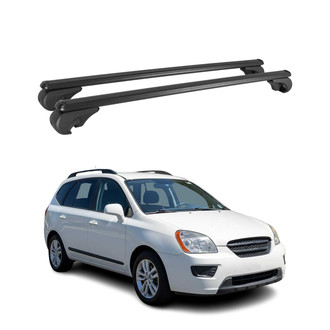 OMAC® - Black Raised Roof Rails Cross Bars