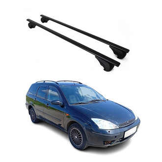 OMAC® - Black Raised Roof Rails Cross Bars