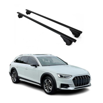 OMAC® - Black Raised Roof Rails Cross Bars