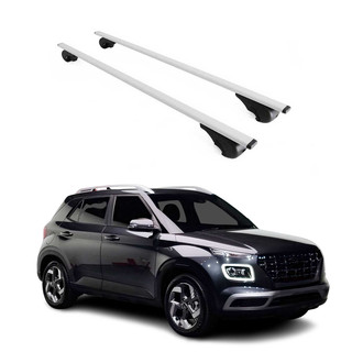 OMAC® - Gray Raised Roof Rails Cross Bars
