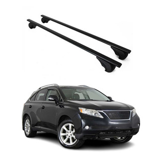 OMAC® - Black Raised Roof Rails Cross Bars