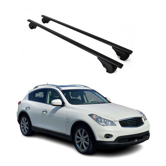 OMAC® - Black Raised Roof Rails Cross Bars