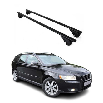 OMAC® - Black Raised Roof Rails Cross Bars