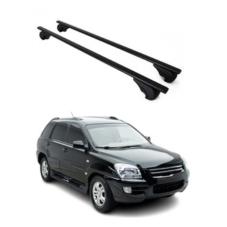 OMAC® - Black Raised Roof Rails Cross Bars
