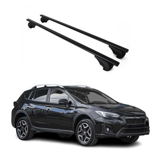 OMAC® - Black Raised Roof Rails Cross Bars