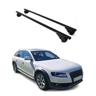 OMAC® - Black Raised Roof Rails Cross Bars