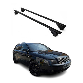 OMAC® - Black Raised Roof Rails Cross Bars