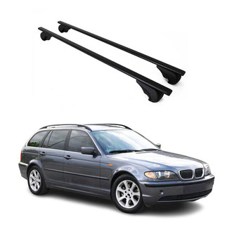 OMAC® - Black Raised Roof Rails Cross Bars