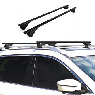 OMAC® - Black Raised Roof Rails Cross Bars