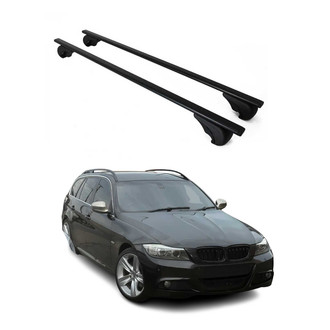 OMAC® - Black Raised Roof Rails Cross Bars