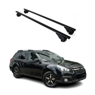 OMAC® - Black Raised Roof Rails Cross Bars