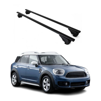 OMAC® - Black Raised Roof Rails Cross Bars