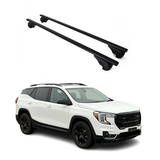 OMAC® - Black Raised Roof Rails Cross Bars