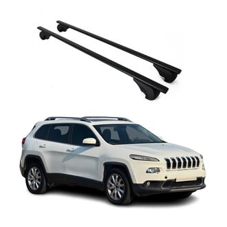 OMAC® - Black Raised Roof Rails Cross Bars