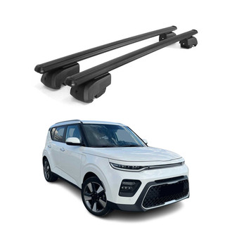 OMAC® - Black Flush-Mounted Roof Rails Cross Bars