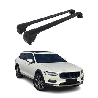OMAC® - Black Flush-Mounted Roof Rails Cross Bars