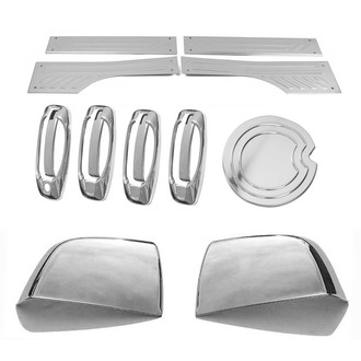 OMAC® - Polished Mirror Covers with Door Sill Covers Set
