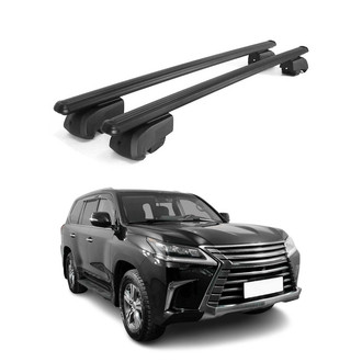 OMAC® - Black Flush-Mounted Roof Rails Cross Bars