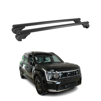 OMAC® - Black Raised Roof Rails Cross Bars