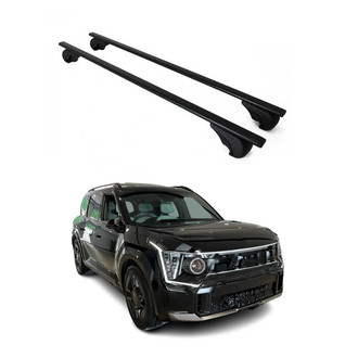 OMAC® - Black Raised Roof Rails Cross Bars