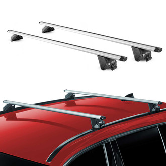 OMAC® - Silver Flush-Mounted Roof Rails Cross Bars