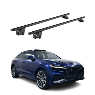 OMAC® - Black Flush-Mounted Roof Rails Cross Bars