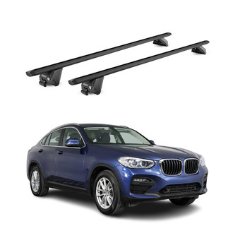 OMAC® - Black Flush-Mounted Roof Rails Cross Bars