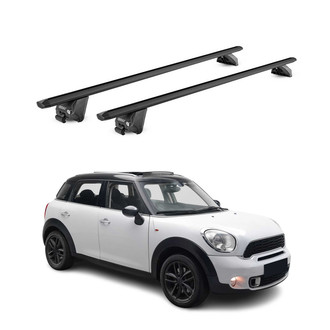 OMAC® - Black Flush-Mounted Roof Rails Cross Bars