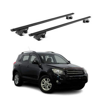 OMAC® - Black Raised Roof Rails Cross Bars