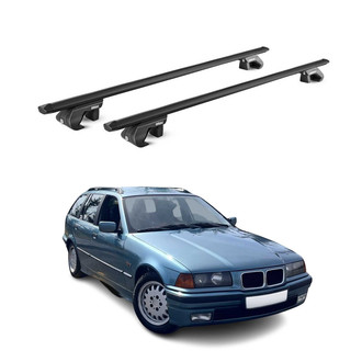 OMAC® - Black Raised Roof Rails Cross Bars
