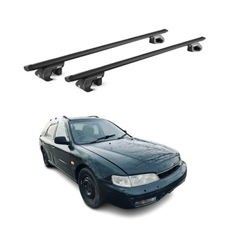 OMAC® - Black Raised Roof Rails Cross Bars