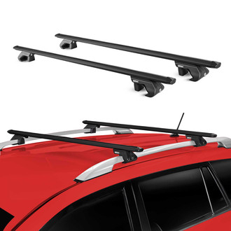 OMAC® - Black Raised Roof Rails Cross Bars