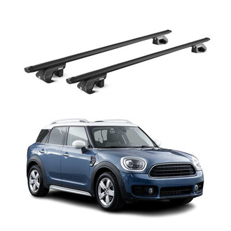 OMAC® - Black Raised Roof Rails Cross Bars