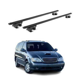 OMAC® - Black Raised Roof Rails Cross Bars