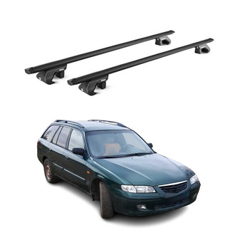 OMAC® - Black Raised Roof Rails Cross Bars