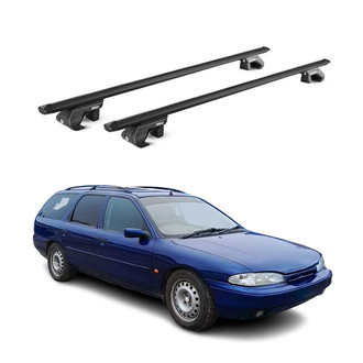 OMAC® - Black Raised Roof Rails Cross Bars