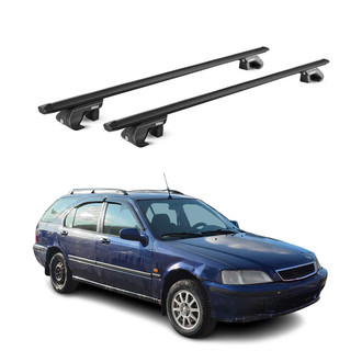 OMAC® - Black Raised Roof Rails Cross Bars