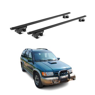 OMAC® - Black Raised Roof Rails Cross Bars