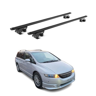 OMAC® - Black Raised Roof Rails Cross Bars