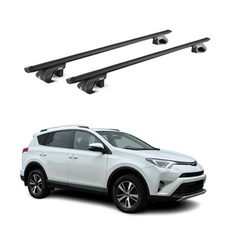 OMAC® - Black Raised Roof Rails Cross Bars