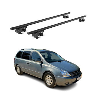 OMAC® - Black Raised Roof Rails Cross Bars