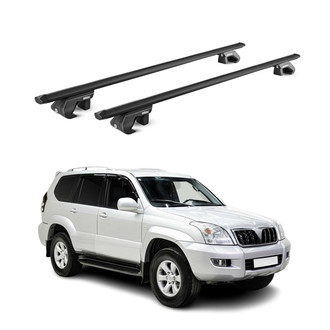 OMAC® - Black Raised Roof Rails Cross Bars