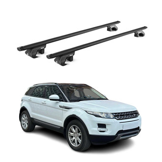 OMAC® - Black Raised Roof Rails Cross Bars