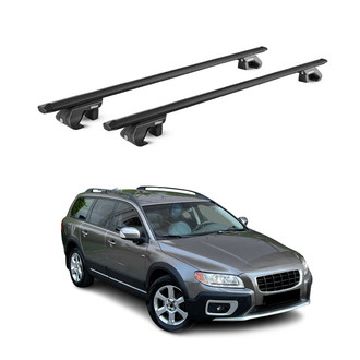 OMAC® - Black Raised Roof Rails Cross Bars