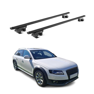 OMAC® - Black Raised Roof Rails Cross Bars
