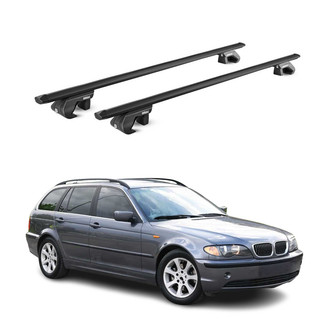 OMAC® - Black Raised Roof Rails Cross Bars